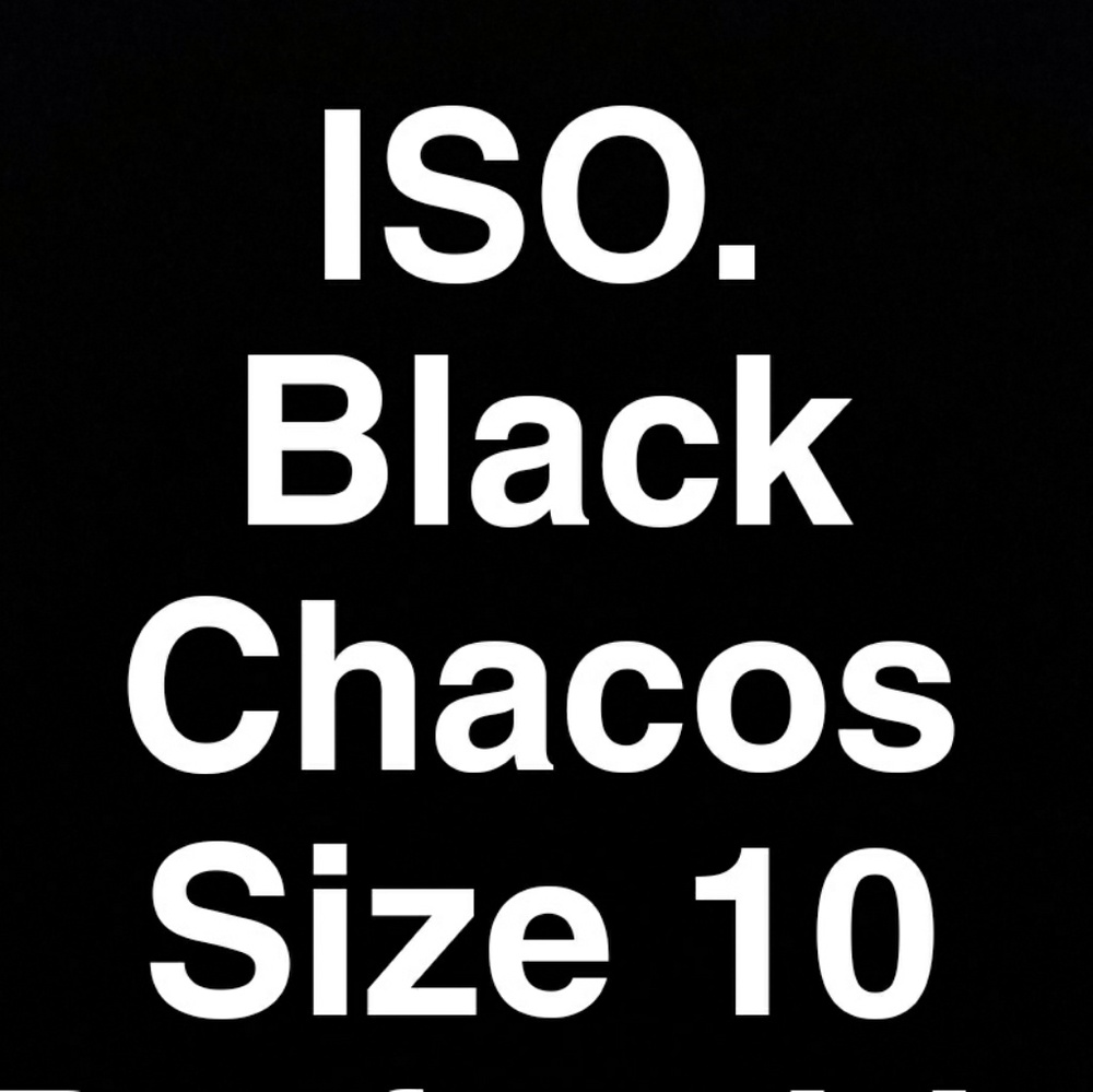 Black Chacos (ISO)